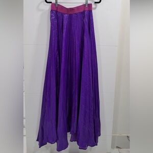 Alice + Olivia Deep Purple Maxi Skirt